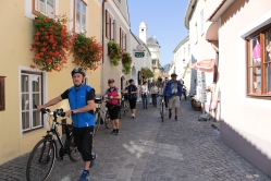 bikers in Dürnstein